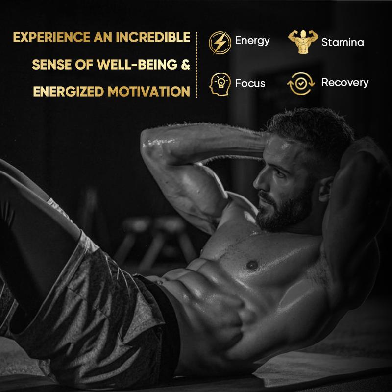 DrBioCare PEAK MODE – Men’s Vitality, Energy, Strength & Endurance Effervescent Tablets | Tongkat Ali, Shilajit, Maca & L-Arginine for Focus & Overall Wellness | Fast-Absorbing Formula