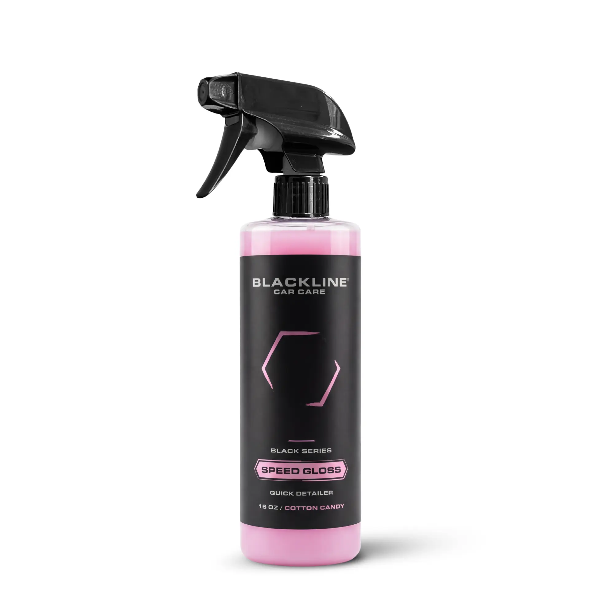 BLACKLINE® Speed Gloss Quick Detailer - Fast Gloss Boost Car Paint Cleaner, Gloss Trim Shine, Water Beads Off Formula for Cars, Cotton Candy Scent