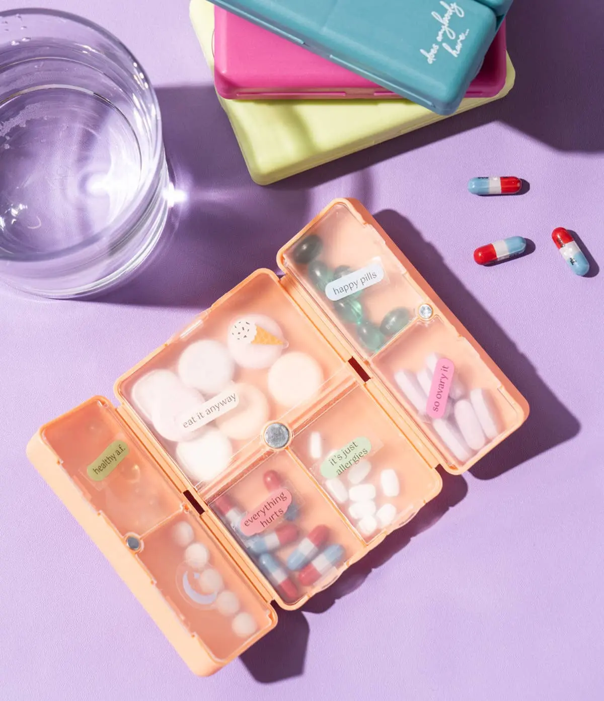 Crush Everything's Fine Pill & Vitamin Case Crush Everything's Fine Pill & Vitamin Case