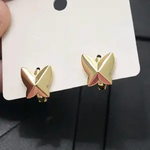 Butterfly Stud Earrings – 14K Gold Laminated – Small Elegant Butterfly Earrings