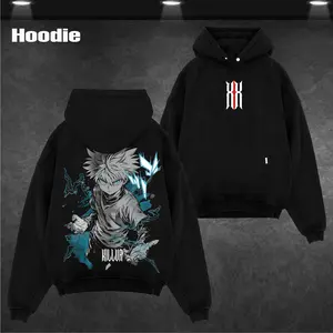 Killua Zoldyck T-Shirt Hunter x Hunter Graphic Anime Tee Oversized Acid Washed Soft Cotton Shirt Anime Streetwear Casual Menswear Unisex Summer Clothing Gift for Anime Fans