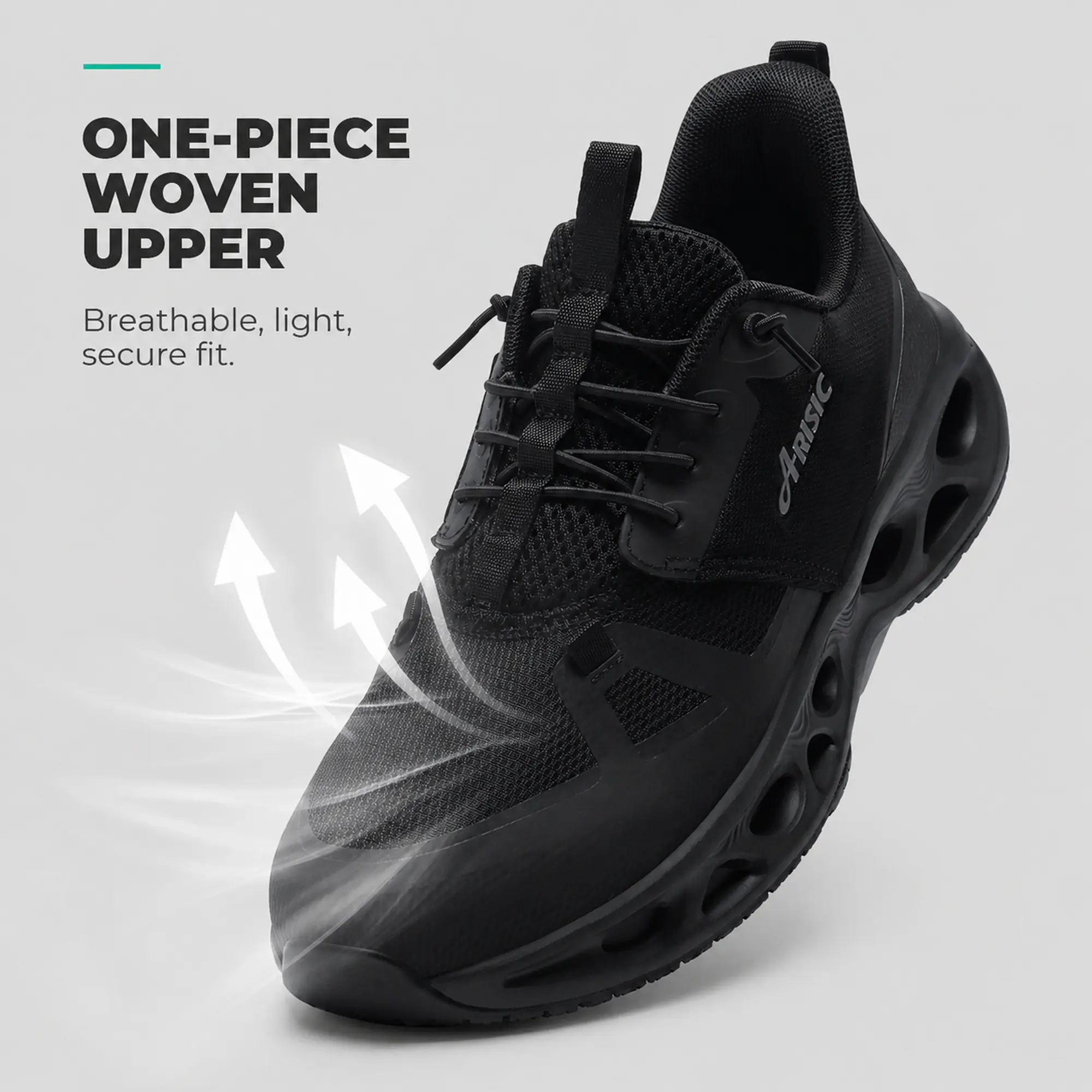 Men's & Women's Lightweight Slip Resistant Work Sneakers, Oil Resistant Kitchen Shoes for Restaurant, Chef, Food Service, Comfortable Lace Up Shoes for Daily Wear