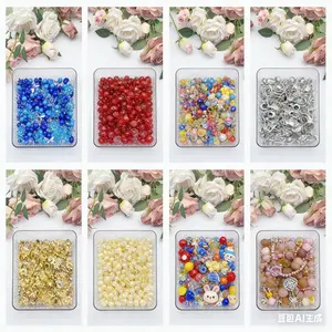 C1 Acrylic Beads Mix Set | DIY Materials for Bag Chains, Bracelets & Crafts[DiyLiveRoom-1]