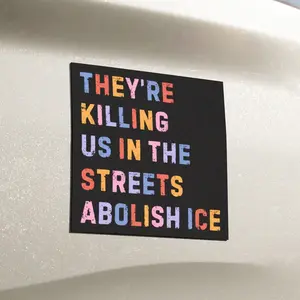Love Thy Neighbor Chinga La Migra Car Magnet, Abolish ICE, Activist car magnet, Political Bumper Magnet