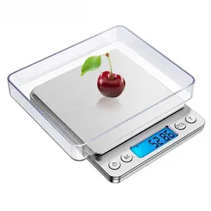Kitchen Scale 500g by 0.01g/0.001oz High Precision Small Digital Food Scale Nutrition Cooking Baking Measuring for Jewelry Battery Powered