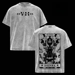 Shinra Kusakabe Fire Force Vintage Washed T-Shirt, Flame Devil Shinra Anime Graphic Tee, Oversized Streetwear, Anime Streetwear Apparel, Soft Cotton Casual Unisex Top