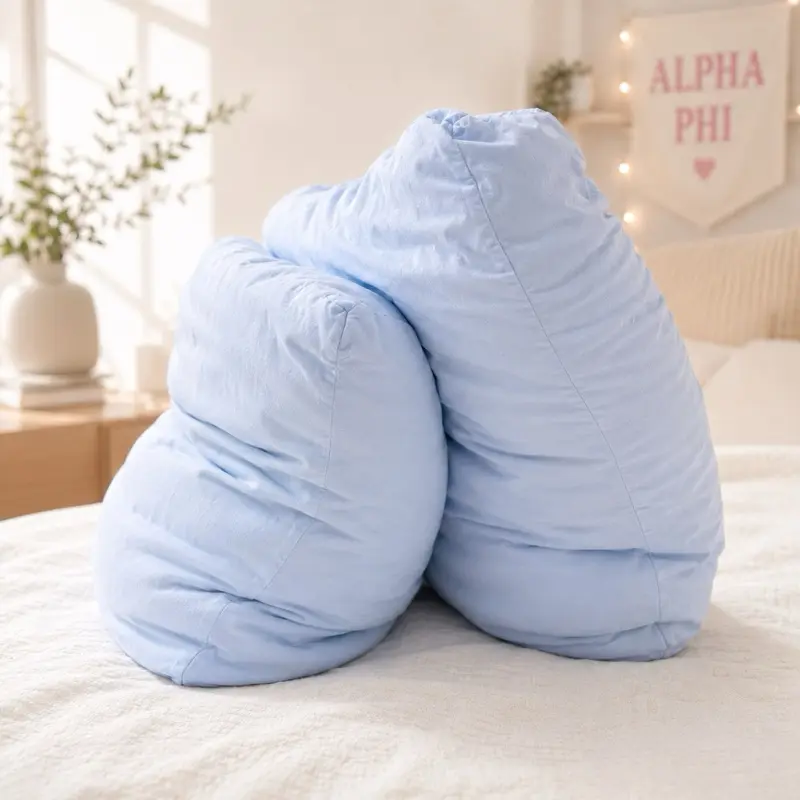 Bamboo Cloud Pillow for Breakup Recovery, Cozy Aesthetic Emotional Comfort Gift, Cooling Bedding Night Routine Support, Soft Bamboo Viscose Purse-Size Fold Pillow