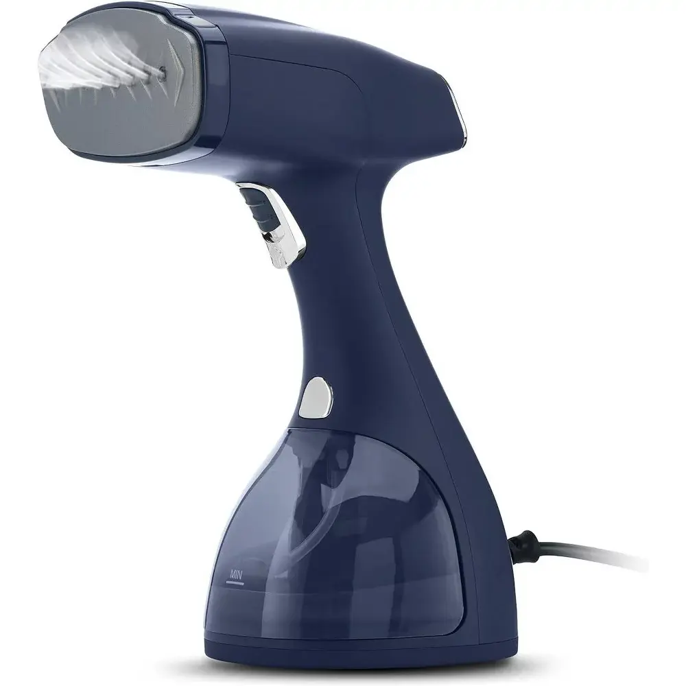 Electrolux Handheld Garment Steamer - Blue, Handheld Clothing Steamer with Ceramic Heating, 30 Seconds Fast Heat-Up for Dorm Room Use