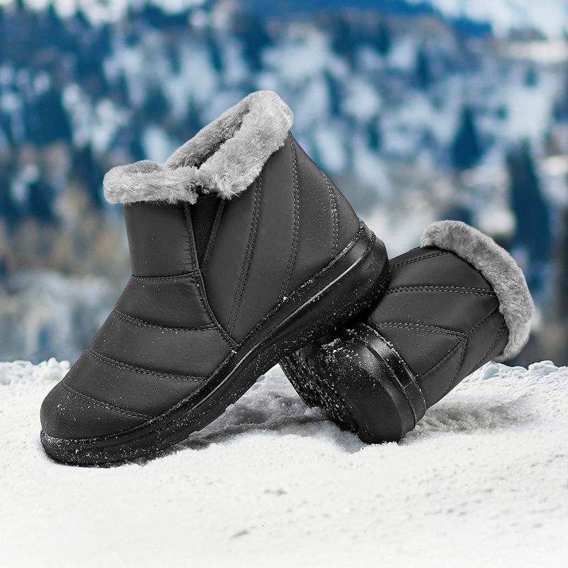 Mysoft Women's Winter Snow Boots, Warm Fur Outdoor Shoes, Womensfashion Footwear, Winter Boots for Women, Perfect Valentine's Day Gift  Girl