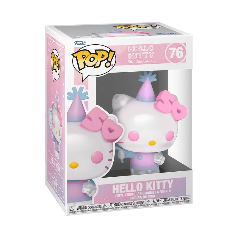 Funko Pop! Sanrio - Hello Kitty with Balloon (50th Anniversary) #76 Collectible Pop Vinyl Figure