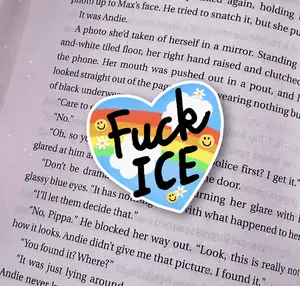 Fuck ICE Vinyl Sticker | Activist Protest Sticker | Proceeds Donated to Immigrant Legal Support