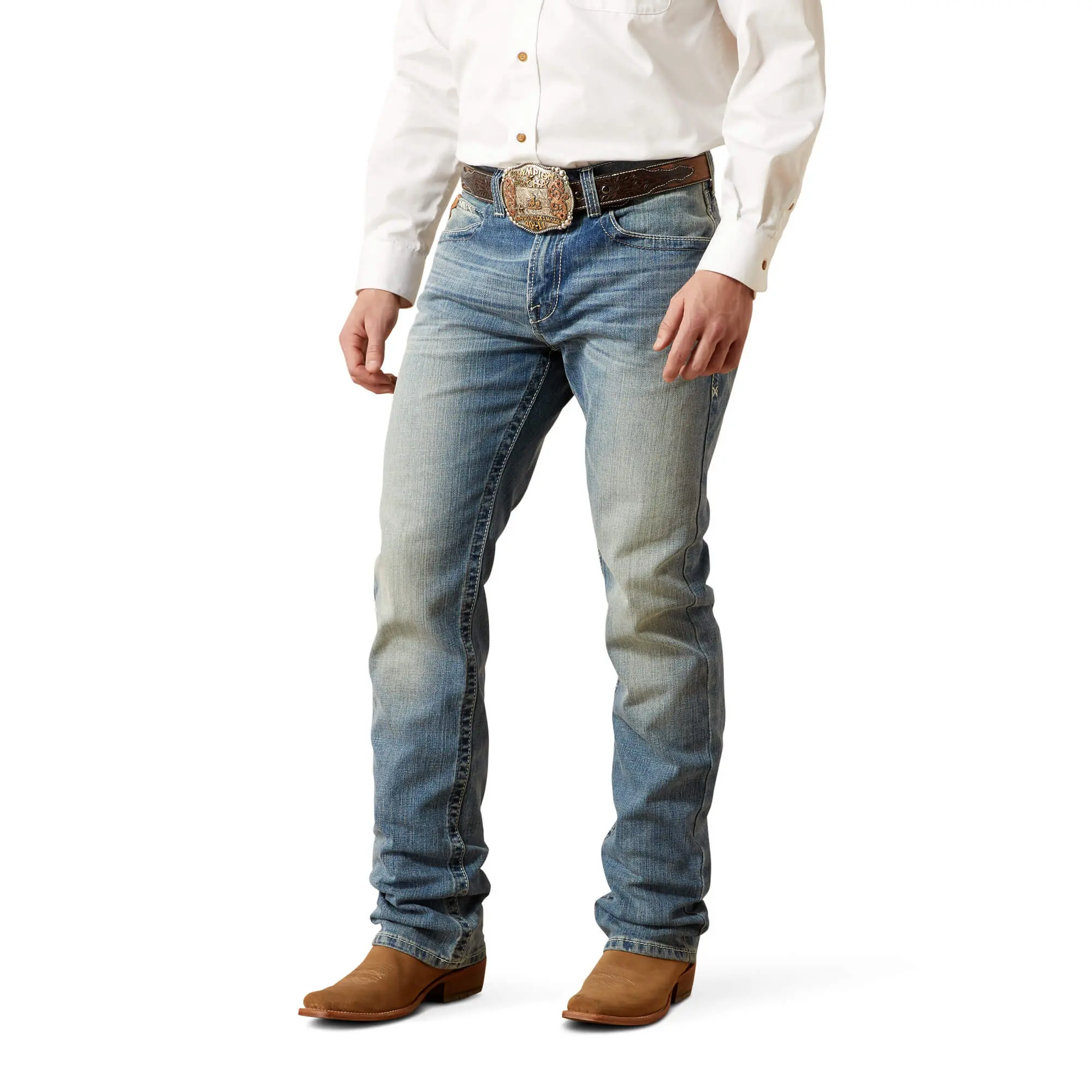 Men's M2 Relaxed Stirling Stretch Boot Cut Jeans