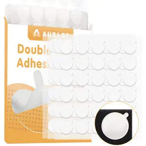 330 Pack Double Sided Sticky Dots for Acoustic Foam Panels - Renter Friendly Removable Adhesive Dots for Soundproofing, Strong Mounting Glue Dots for Studio & Home Office Wall Hanging