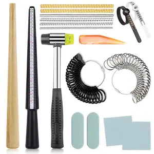 Complete Jewelry Making Tools  Kit  Ring Sizer, Mandrel, Hammer & Polishing Supplies for DIY Jewelry
