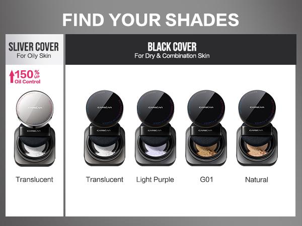 CARSLAN Soft Foucs Make-up Powder, Translucent Loose Setting Powder, Matte, Oil Control, Waterproof, Proeless, 24h Longlasting Talc Free Face Powder