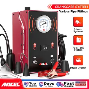 ANCEL S200 Smoke Machine Leak Tester | EVAP, Intake & Exhaust Pipe Diagnostic Tool, Dual Mode Air & Smoke, Built-in Pressure Gauge for All Car/Motorcycle/Truck