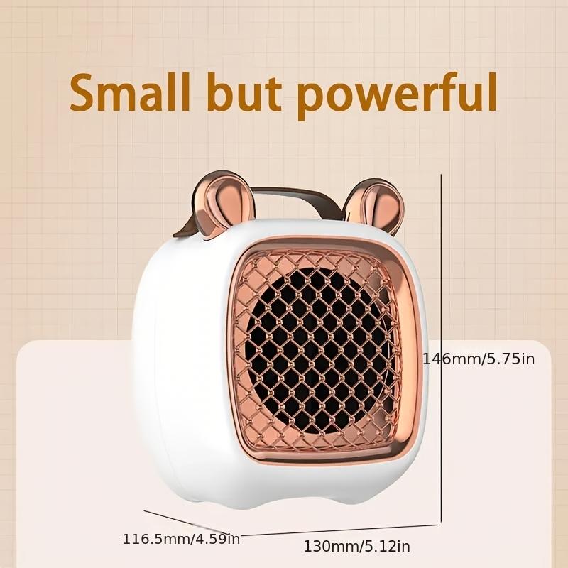 Portable Ceramic Space Heater with Fan, Fast & Quiet Indoor Room Heater for Cat and Dog Houses, Office Desk & Small Rooms, Safe Compact Electric Winter Room Warmer Gift for Thanksgiving Portable Ceramic Space Heater with Fan, Fast & Quiet Indoor Room Heater for Cat and Dog Houses, Office Desk & Small Rooms, Safe Compact Electric Winter Room Warmer Gift for Thanksgiving