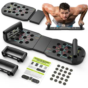 Push up board, abdominal and chest muscle training folding push up stand, portable fitness equipment for home gym