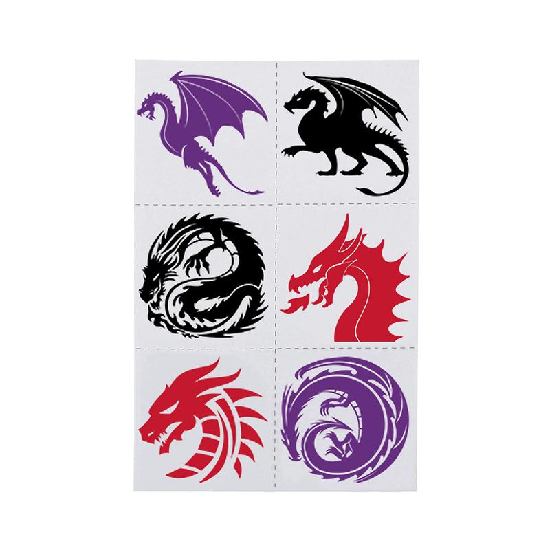 Dragon Temporary Tattoos, Bulk 72 pieces