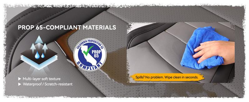 EKR Semi-Custom Seat Covers Leathette Cotton Polyester Waterproof Stain-Resistant Car Protectors Fits 99% Sedans Easy Installation Scratch-Resistant Multi-Color Upgrade