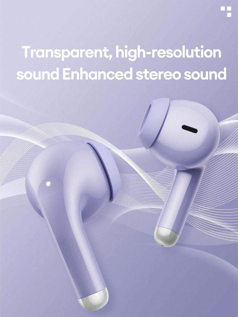 Lenovo LP40 Pro In-Ear Wireless Headphones with Bluetooth 5.1, Master-Slave Switching, High-Resolution Audio, Noise-Free Clarity, Comfortable Fit, Electronic Headset Earbuds for Music & Phone Calls