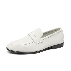 BRUNO MARC Men's Classic Penny Loafers Leather Dress Shoes Comfort Lightweight Slip-on Shoe SpringStatements Breathable Suede Featherlight Steps Tailored Comfort Stable Flexible - Footwear