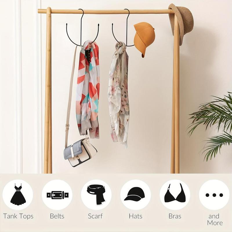 Hat Holder Hanger, 1/2/4 Counts Hat Organizer, Belt Hanger, Belt Organizer, Bra Hanger, Space Saving Stainless Steel Multi-function Hat Organizer Rack, Home Organizer for Closet-YY