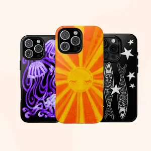 [MAGSAFE AVAILABLE] Sunburst, Star Stardine, Whimsical  Jellyfish, Whimsical Jellyfish, Cute Grunge Gothic Fish Cool Girl Gift for iPhone 17 Pro Max 17 Air 17Pro 16 15 14 13 12 11 Pro Max Series & Galaxy Series – check our available sizes
