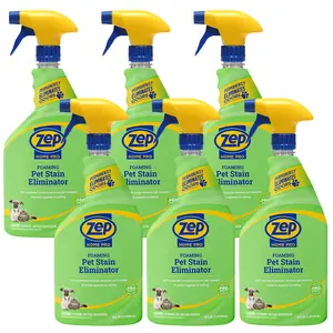 Zep Home Pro Foaming Pet Stain Eliminator - Cleans Carpets, Rugs, Upholstery - 24 oz.