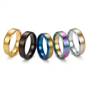 5 Pcs Mood Color Changing Rings Set for Women - Waterproof Tarnish Free Stainless Steel Rings, Temperature Sensitive Magic Rings, Stackable Gift Box