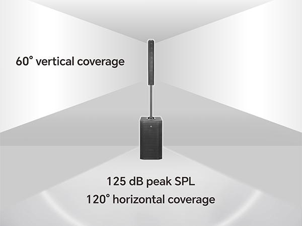 LOTAWAY EQ-1000 Powered Column PA System with 15" Wooden Subwoofer, 3600W Portable Line Array Speaker with 8x3" Neodymium Drivers, 4-Channel Mixer, DSP & Bluetooth TWS for DJ, Church, Live, Club LOTAWAY EQ-1000 Powered Column PA System with 15" Wooden Subwoofer, 3600W Portable Line Array Speaker with 8x3" Neodymium Drivers, 4-Channel Mixer, DSP & Bluetooth TWS for DJ, Church, Live, Club