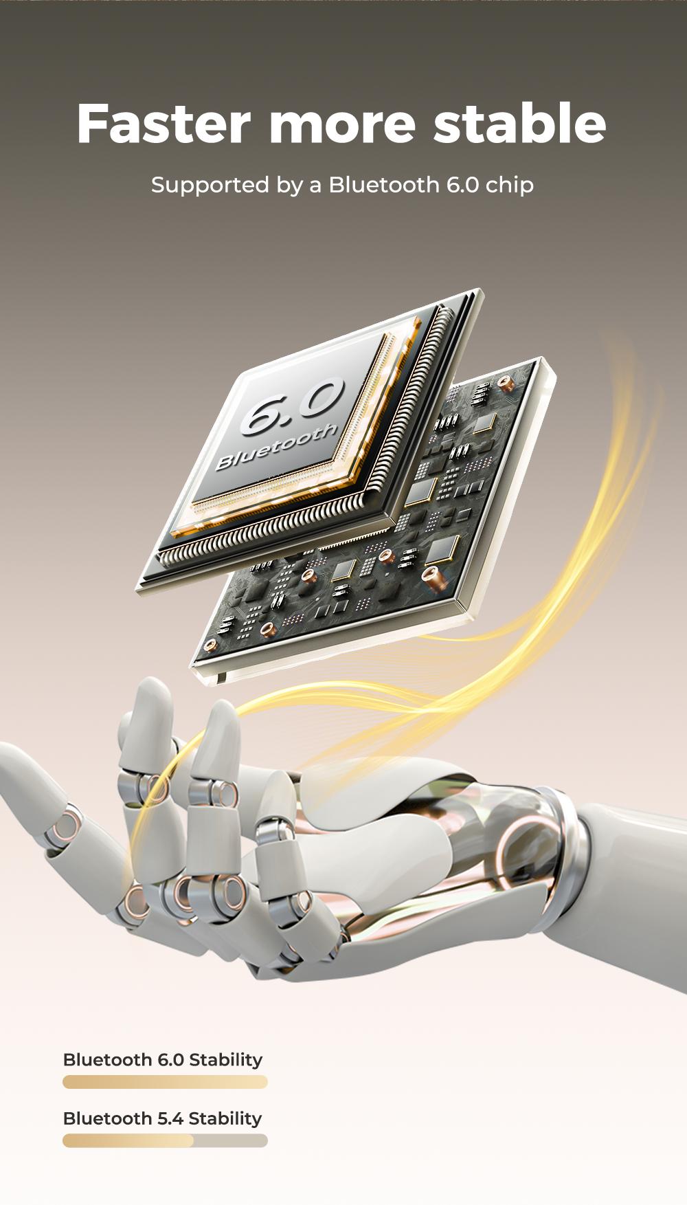 MINISO 103  AI Headset Translates 134 Languages Wireless Noise Cancelling Earbuds with Smart Screen Case, Clear Calls, App Translation, 30H Battery, Bluetooth 6.0, IPX5