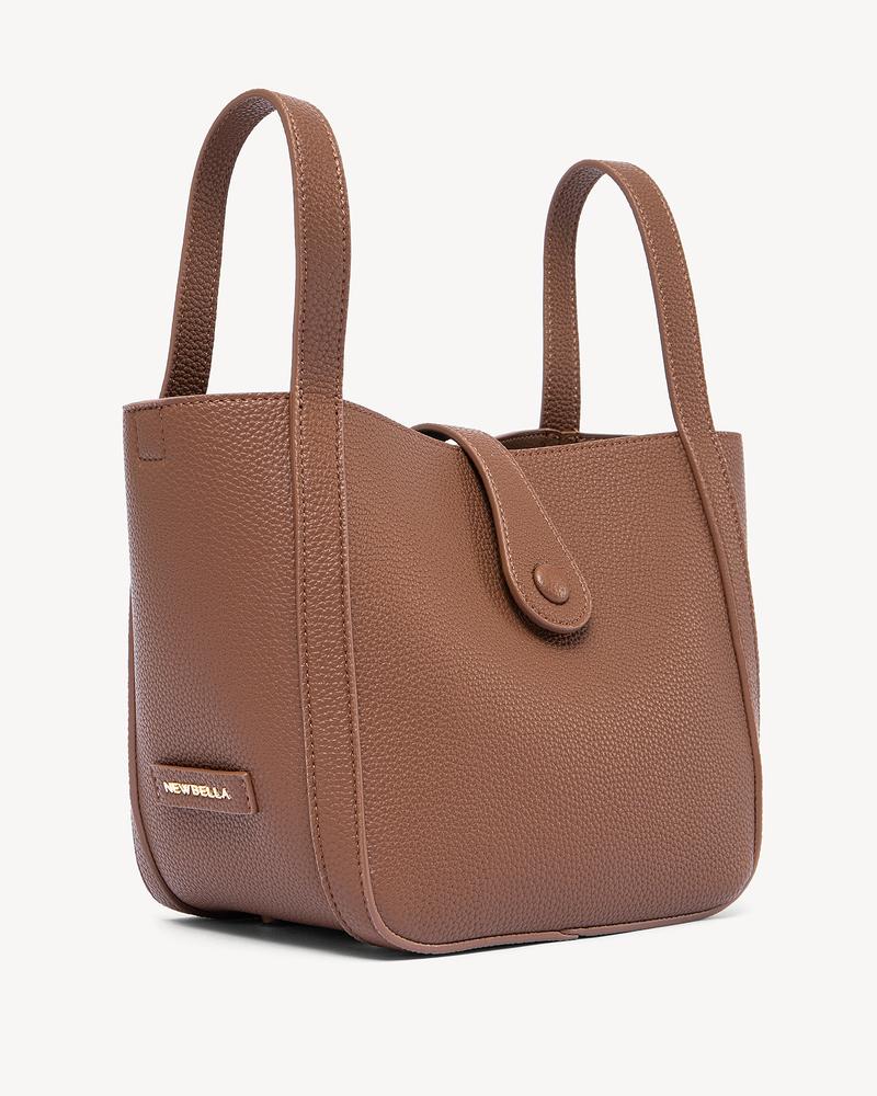 NEWBELLA Vera 3 PCS Set Top Handle Crossbody Bags Includes Handbag & Wallet Stylish Functional Design with Magnetic Closure Detachable Strap,FallFreshness