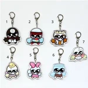 Dandy's World Acrylic Keychain, Dandys World Double Side, Brightney, Gigi, Glisten, Connie, Flutter, Poppy, Shrimpo, Dandys World Gift