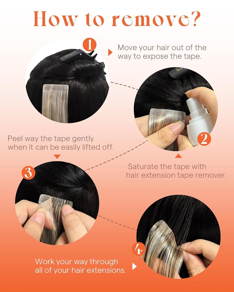 【12inch-28inch】Sunny Tape in Hair Extensions | 50G/20PCS Real Human Hair Natural Straight Invisible Silky  For Women Effortless Beauty in Daily Life ##TikTokShopJumpstartSale