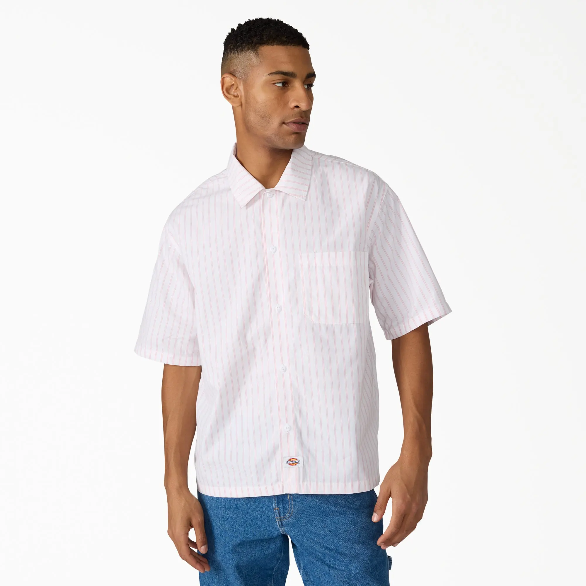 Dickies Venedocia Striped Shirt, Workwear Casual Everyday Style