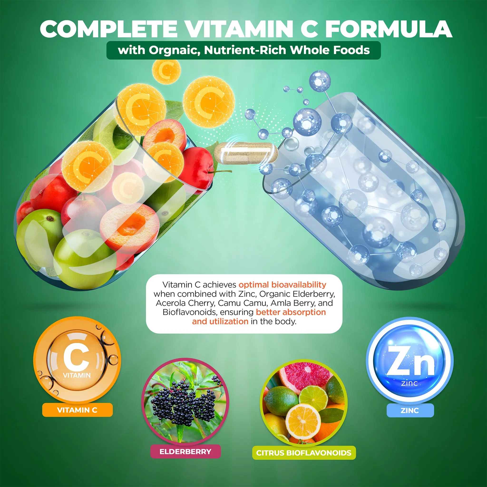 MoxyVites Liposomal Vitamin C 1500mg with Zinc & Organic Elderberry  Capsules for Immune Support & Antioxidant Protection - TikTok Shop