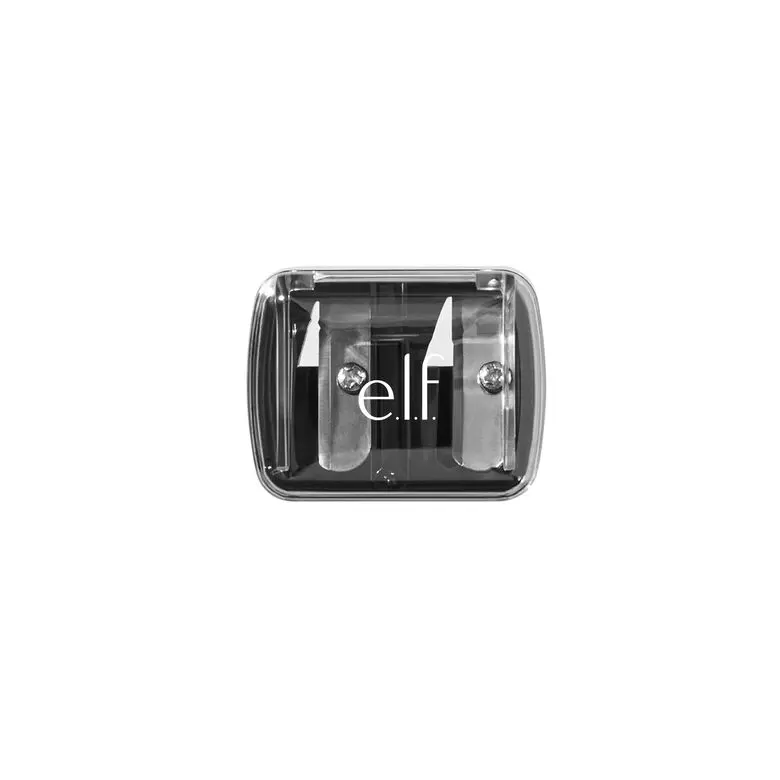 e.l.f. Dual-Pencil Sharpener - 2 Sizes for All Makeup Pencils for Percise Application, Easy Clean Cover, Lip & Eye Liner $3