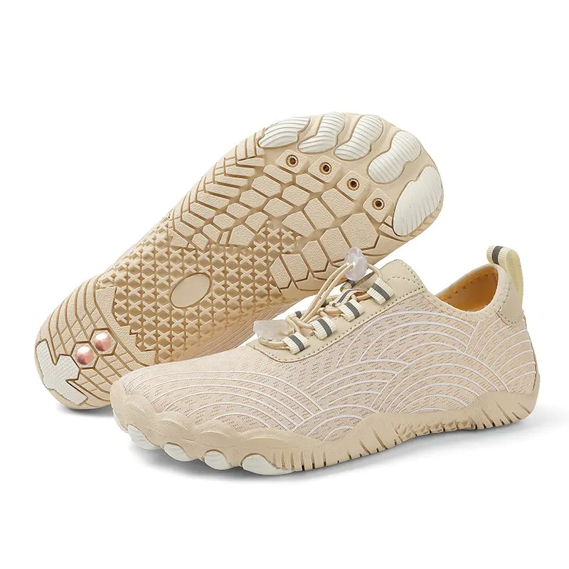 Men's & Women's Copper Rivet Anti-Static Water Shoes - Grounding Copper Buckle, Quick-Dry, Non-Slip Barefoot Aqua Socks for Fishing, Wading
