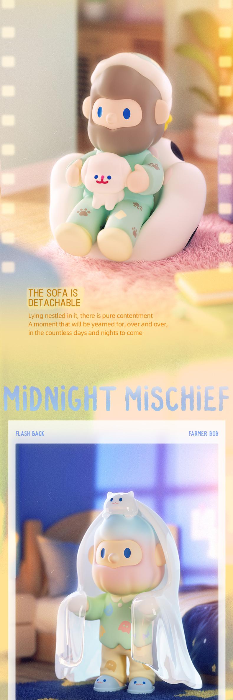 [FINDING UNICORN]【Live Unboxing, Final Sale】 FARMER BOB FLASH BACK SERIES BILIND BOX Cute Figures Desktop Ornament Collectible Toys Birthday Gifts  HMZYQ8M7SC