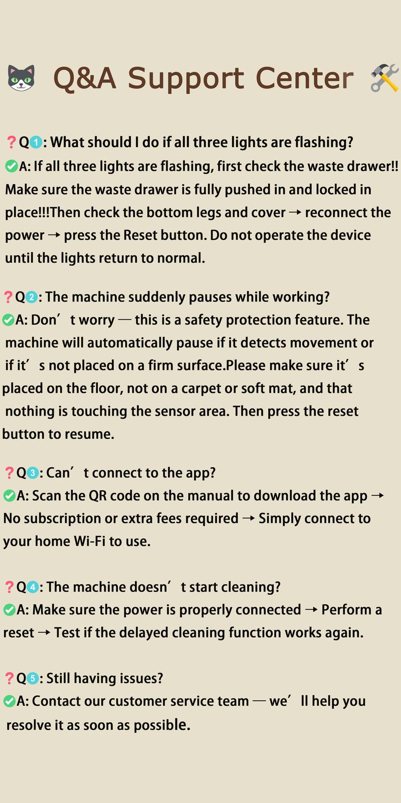 PARUUNTYS x TAYACICY Self Cleaning Litter Box,Open Top Automatic Litter Box with App Control for Multiple Cats, Safety Sensors Protection, Odor Control Includes 2 roll Liners,Large Waste Bin, Cream White(Only supports 2.4G Wifi)