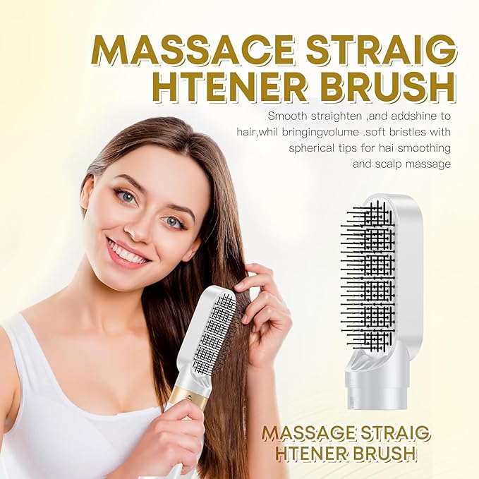 5 in 1 Hair Styler & Hair Dryer Brush, Low-Speed Negative Ionic Air Styler Drying, Multi Hair Styler, Professional Blow Dryer Brush for Curling Volumizing Straightening Styling 5 in 1 Hair Styler & Hair Dryer Brush, Low-Speed Negative Ionic Air Styler Drying, Multi Hair Styler, Professional Blow Dryer Brush for Curling Volumizing Straightening Styling