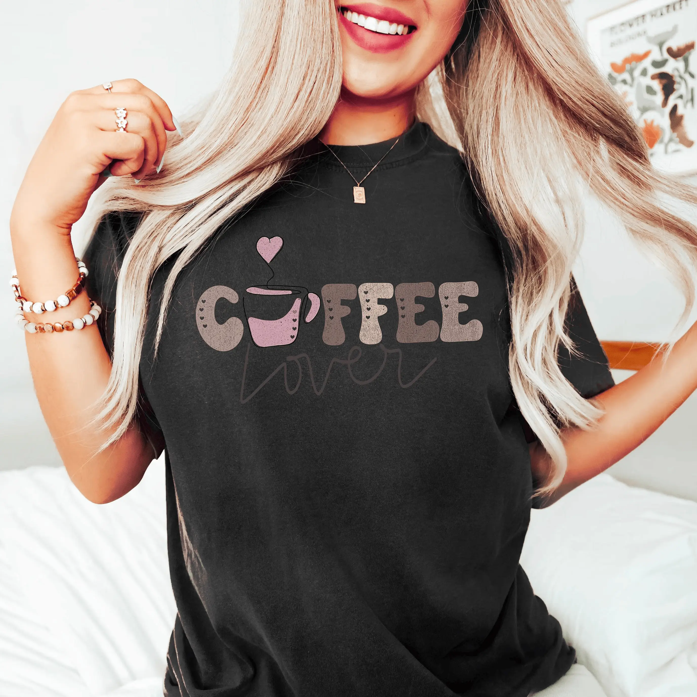 Coffee Shirt, Coffee Life Line Shirt, Coffee T Shirt, Funny Coffee Shirts,T Shirts for Women, Coffee Lover, But First Coffee Women's Shirts Cotton Top