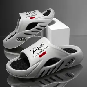 Reality Men's Orthotic Recovery Slides - Arch Support Sport Sandals for Soccer Season - Pain Relief Non-Slip Indoor Outdoor Slippers