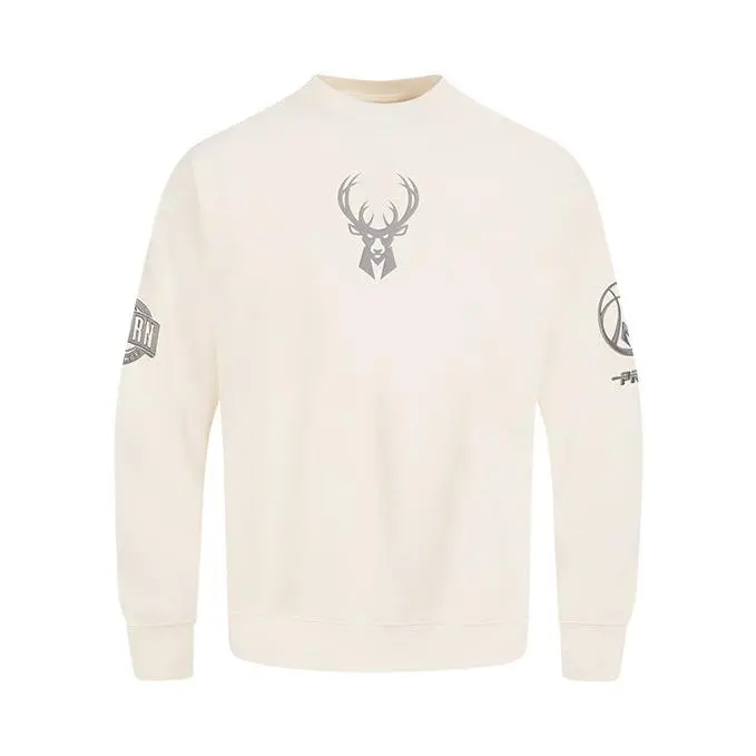 Pro Standard Street Team Milwaukee Bucks Drop Shoulder Crewneck Sweatshirt