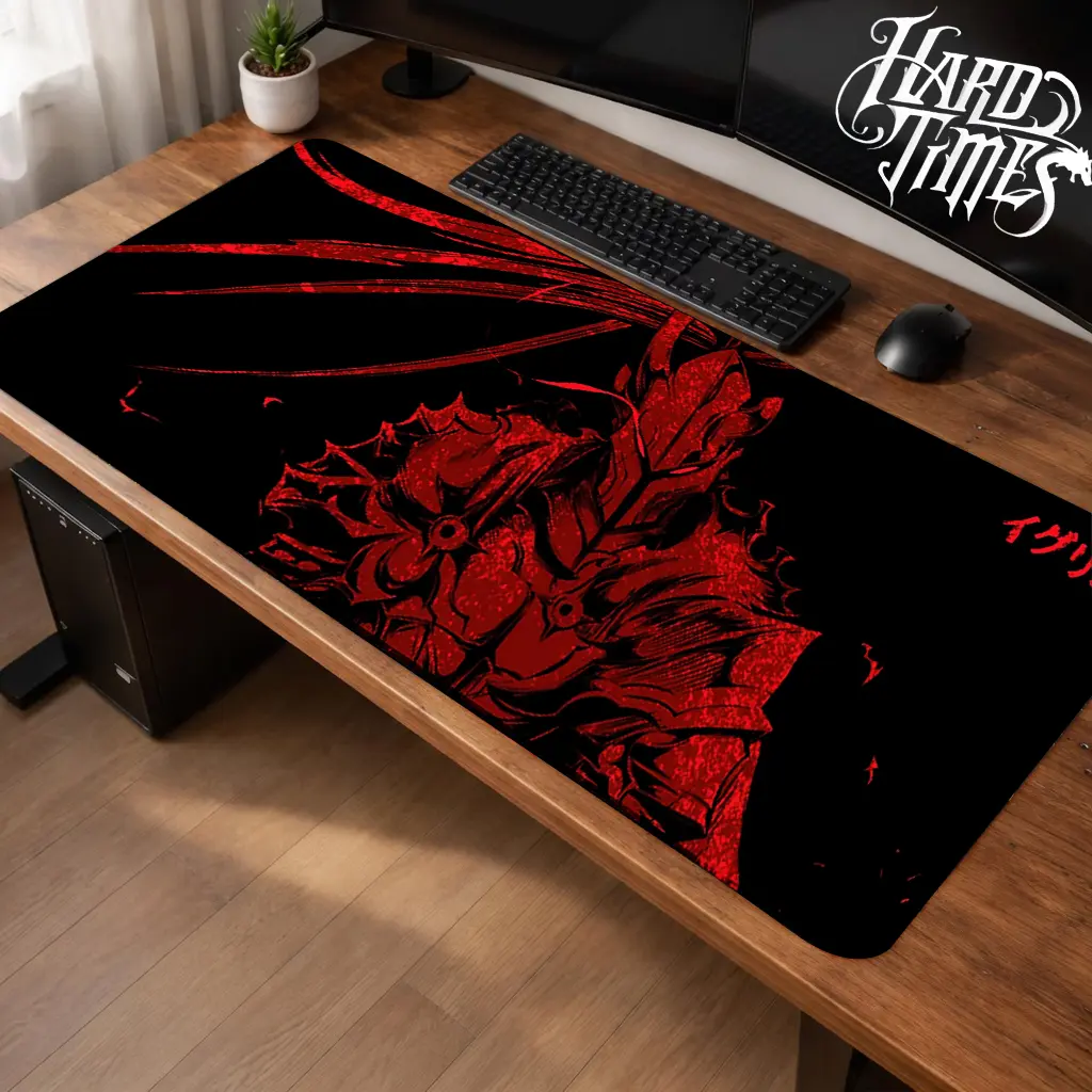 Igris Solo Leveling Gaming Mouse Pad Personal, Custome, Anime Desk Mat Extended Keyboard Pad Waterproof Non Slip Rubber Base Large Mousepad for PC Gamer Setup Desk Accessories 40x21 Inch,Office Gifts, Decor desktop
