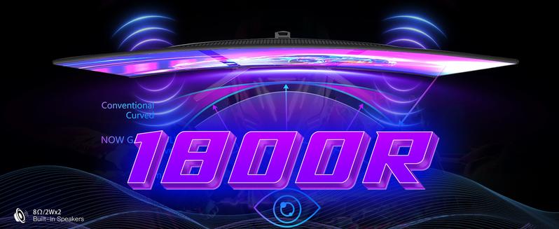 Neo 24” Micro-Curved 180Hz Gaming Monitor – FHD IPS Display, 1ms Response, FreeSync, HDR, HDMI/DP, Speakers, VESA Mount Neo 24” Micro-Curved 180Hz Gaming Monitor – FHD IPS Display, 1ms Response, FreeSync, HDR, HDMI/DP, Speakers, VESA Mount