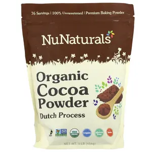 NuNaturals Organic Cocoa Powder, 1 lb (454 g) NuNaturals Organic Cocoa Powder, 1 lb (454 g)