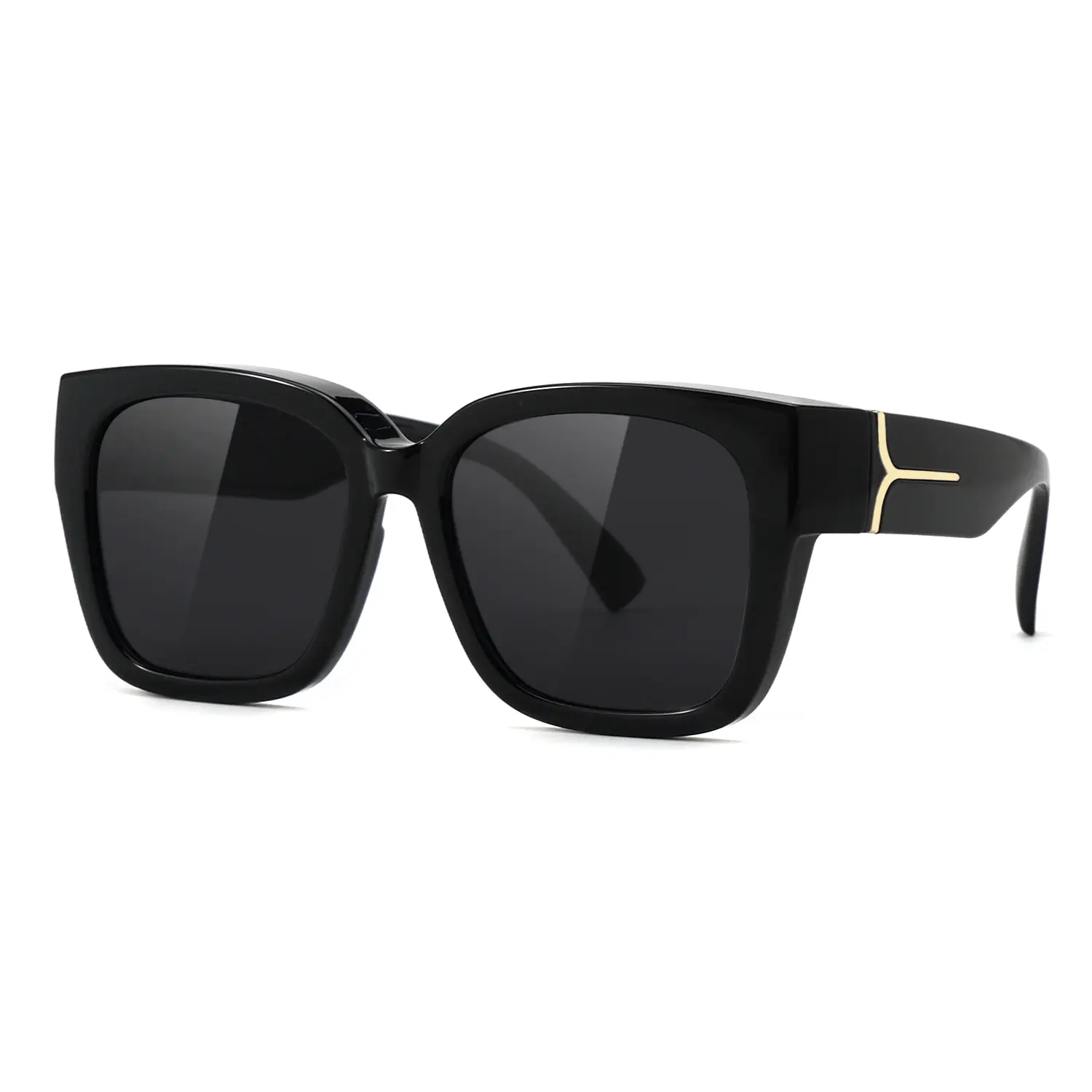 Meeloog Night Vision Glasses & Polarized Fit Over Glasses Sunglasses for Women UV Protection with TAC Lens and TR90 Materials, Trendy Square Wrap Around Shades, Lightweight TR90 Materials ST0033 summerwins