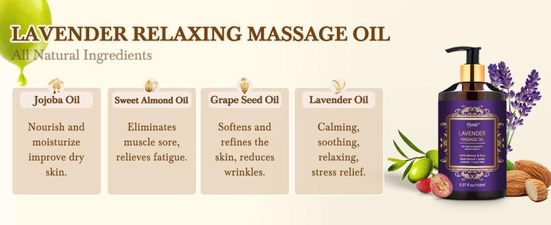 Pjordo-3 Pack Massage Oil for Relaxation -Massage Therapy Pjordo-3 Pack Massage Oil for Relaxation -Massage Therapy